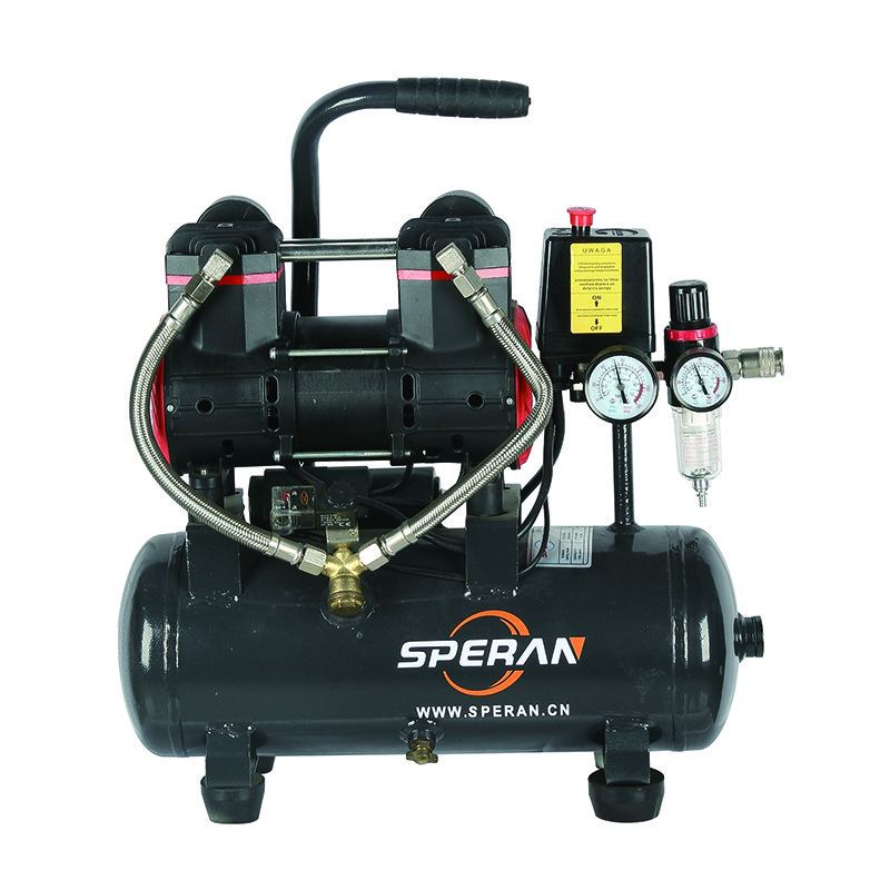 SPERAN Air Compresor Electric Piston Type 1 Hp 9L Oil Free Air Compressor For Painting
