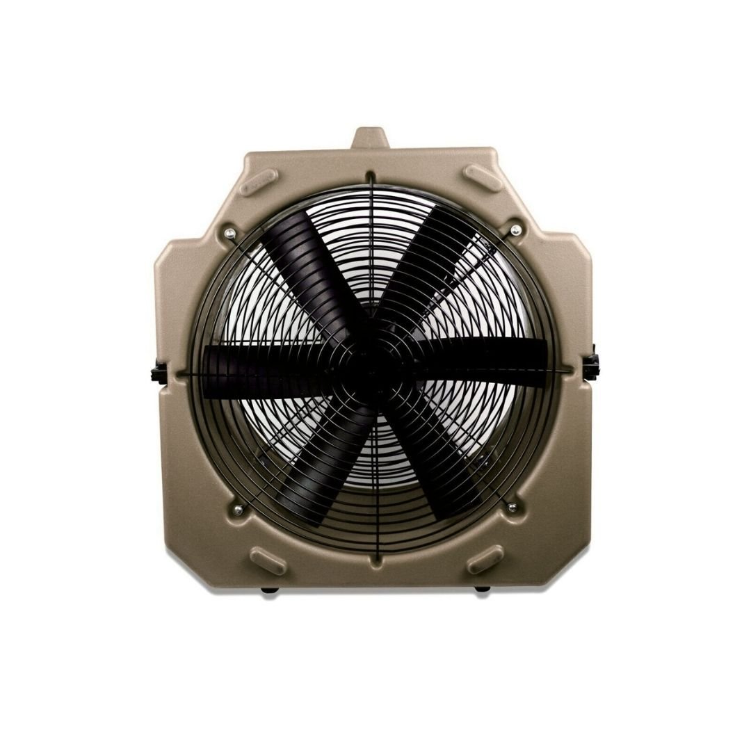 Skyline 2-Speed Compact Air Mover with GFCI Power Outlets - 1/3 hp Axial Fan for Floor Drying and Water Damage restoration