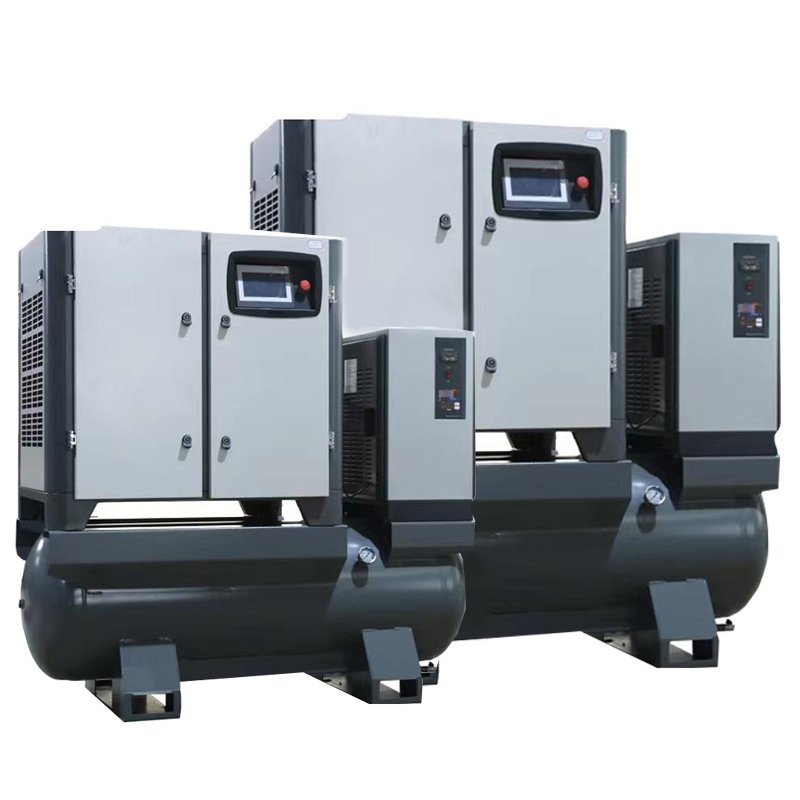 Wholesale to B Screw air Compressor Rotary Screw 4kw 5 hp 220V 380V air Compressor with Single Phase