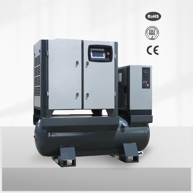 Wholesale to B Screw air Compressor Rotary Screw 4kw 5 hp 220V 380V air Compressor with Single Phase