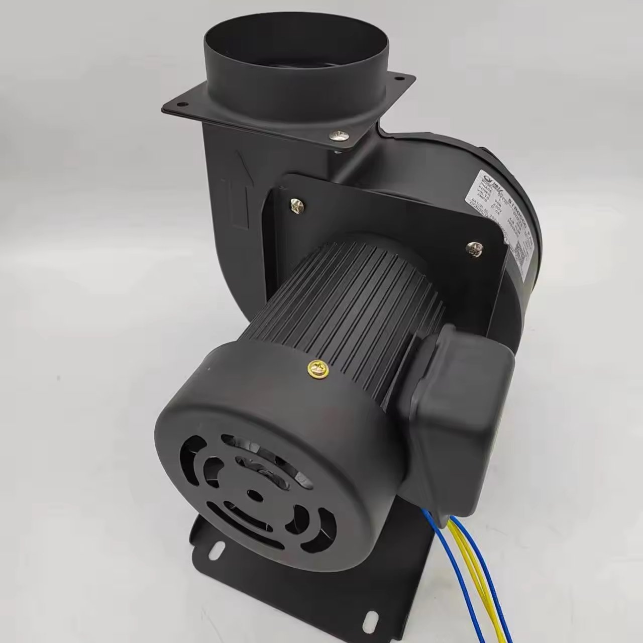 High Temperature Copper Motor 90W 220V 50HZ Single Phraze Kitchen Exhaust Dust Collector Multistage Centrifugal Blower