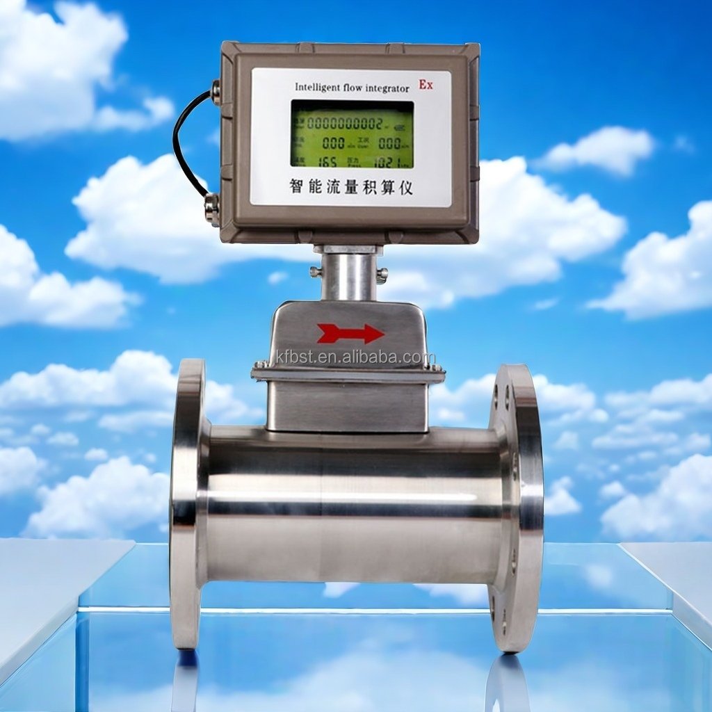 Gas Turbine Flow Meter Natural Gas Flow Meters RS485 Biogas Air Flowmeters