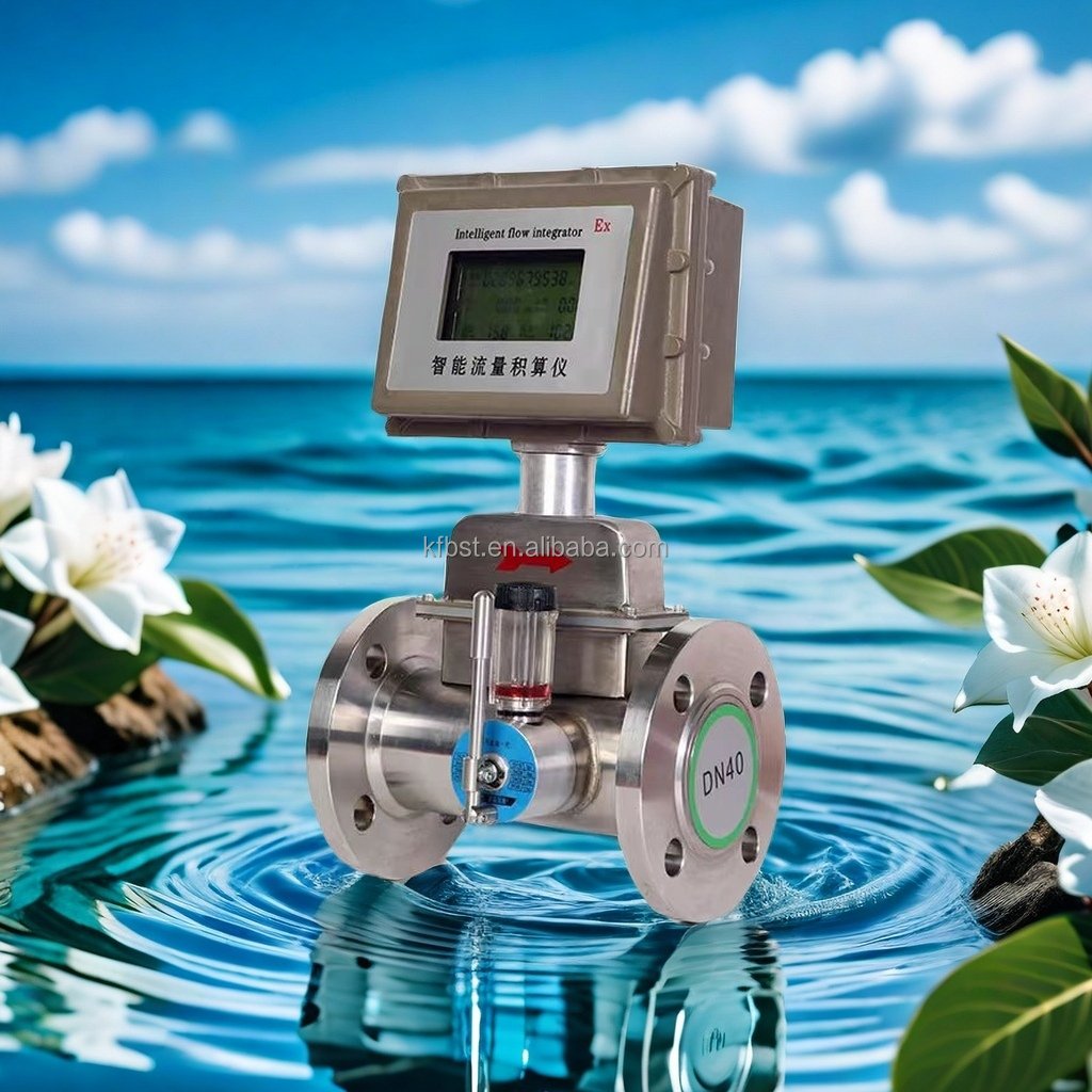 Gas Turbine Flow Meter Natural Gas Flow Meters RS485 Biogas Air Flowmeters