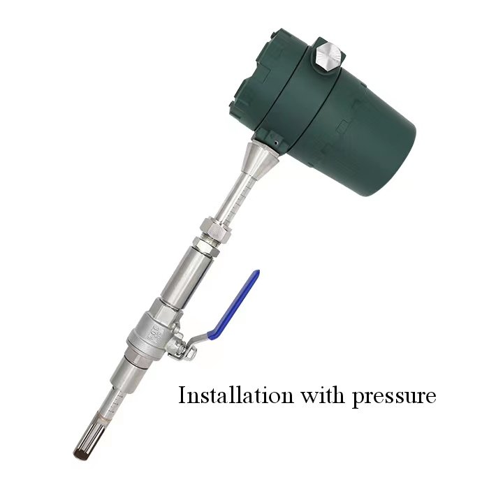 Thermal Gas Mass Flow Meter for Steam and Compressed air Flow Measurement