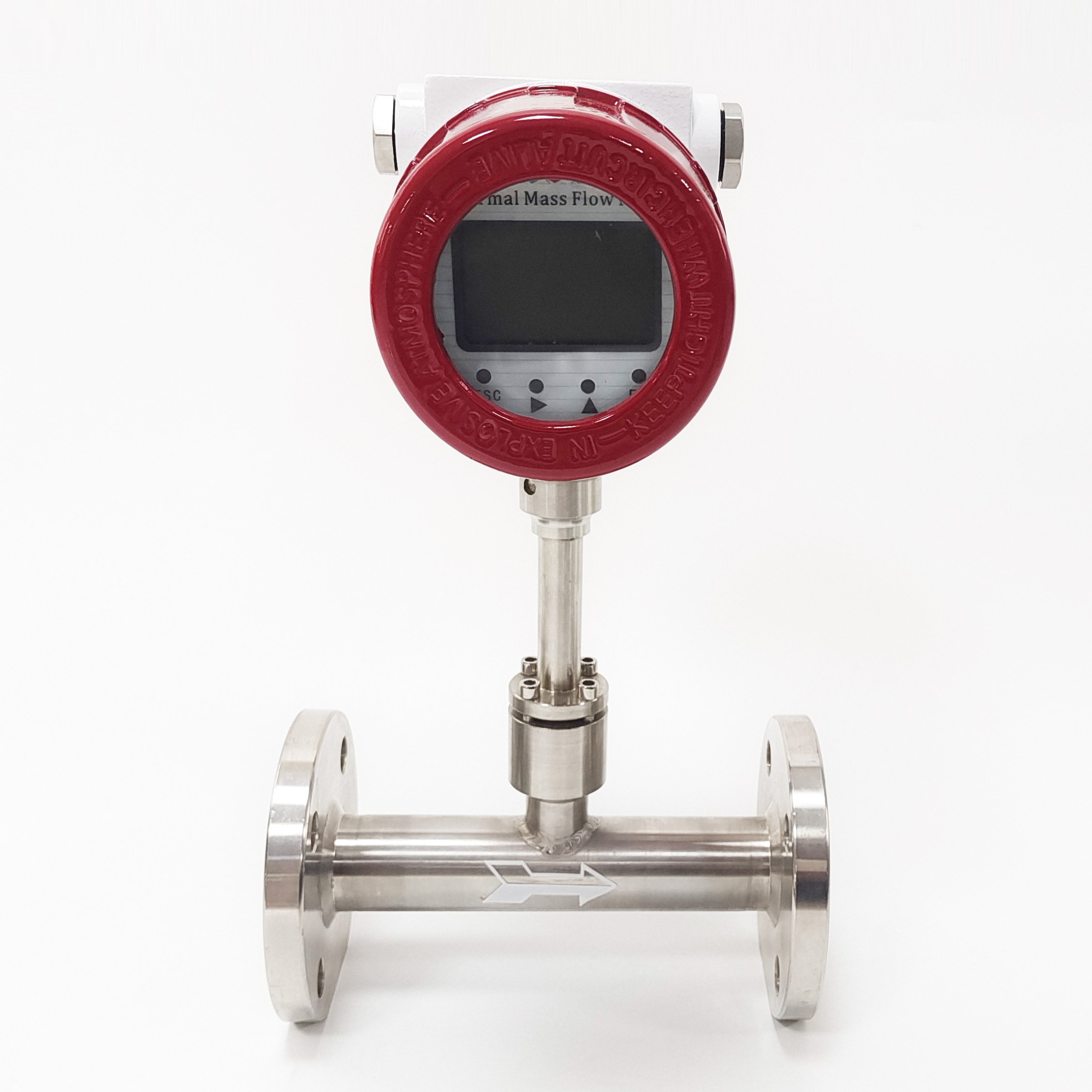 RS485 Natural Gas Compressed air Inline Thread Thermal Mass Gas Flow Meter