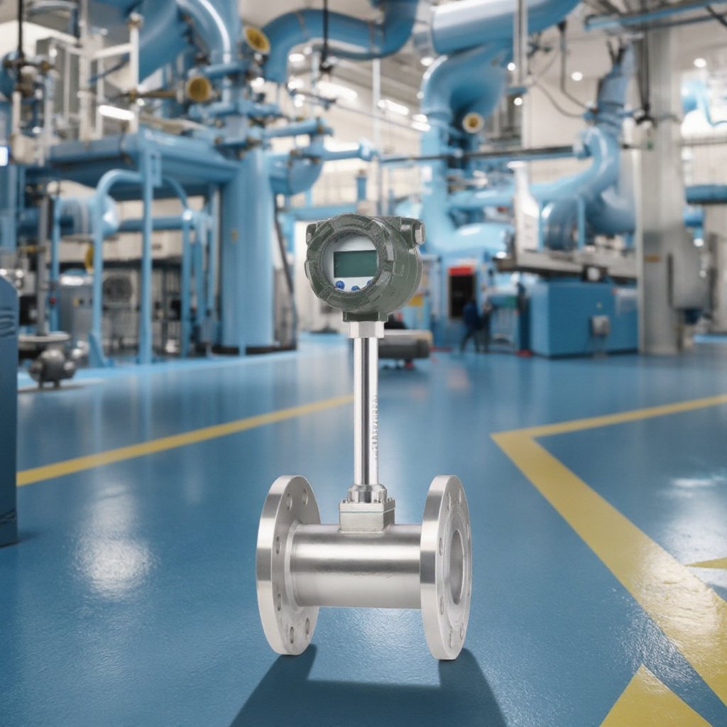Turbine Flow Meter Flowmeter with High Precision High Temperature Digital air Flow Meter