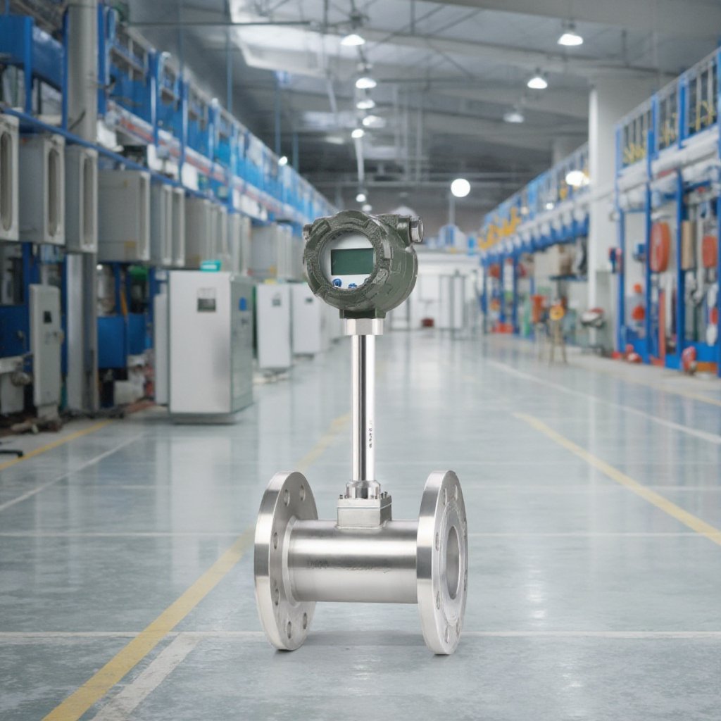 Turbine Flow Meter Flowmeter with High Precision High Temperature Digital air Flow Meter
