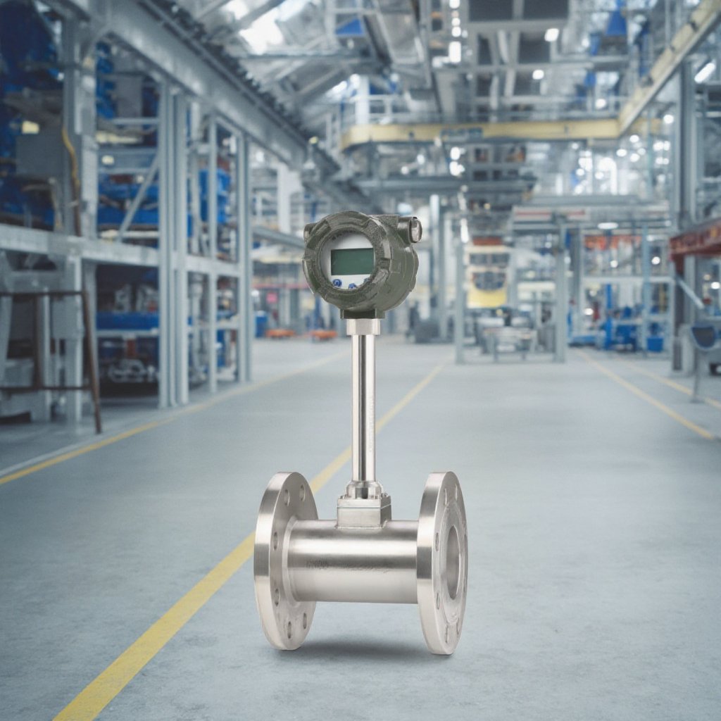 Turbine Flow Meter Flowmeter with High Precision High Temperature Digital air Flow Meter