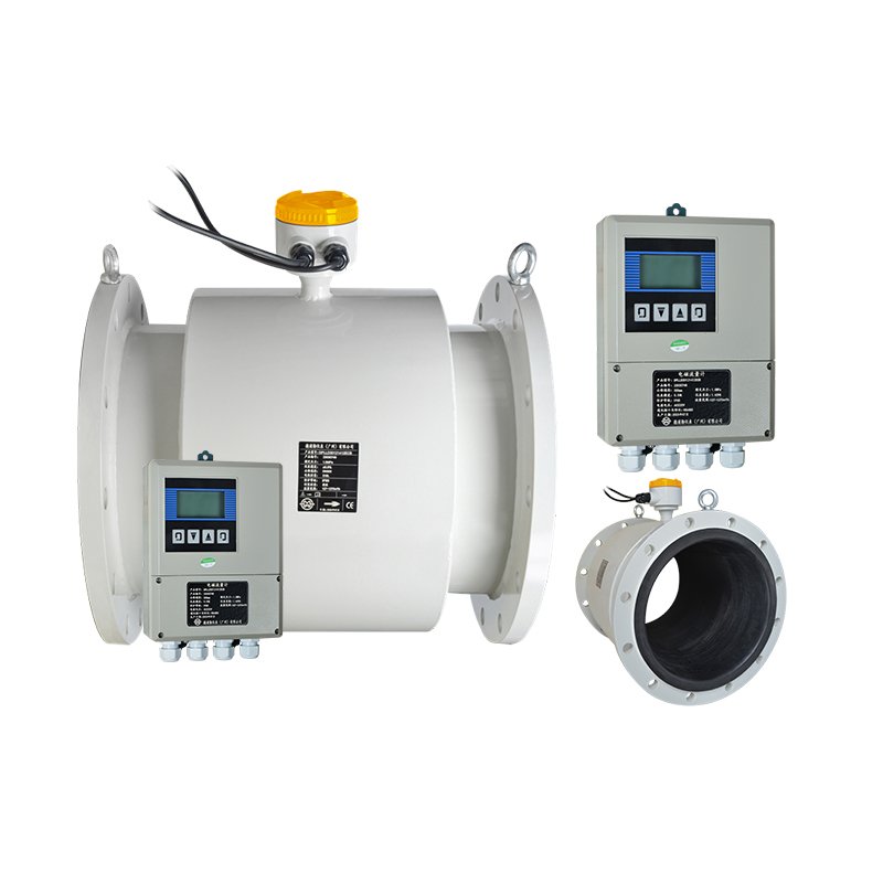 Water Flowmeter Sensor Split Type Elelctromagnetic Flowmeter Magnetic Flowmeter Flow Transmitter High Accuracy