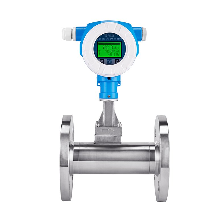 Vortex Flowmeter Gas Meter Compressed Air RS485 4-20mA Air Steam Flow Meter