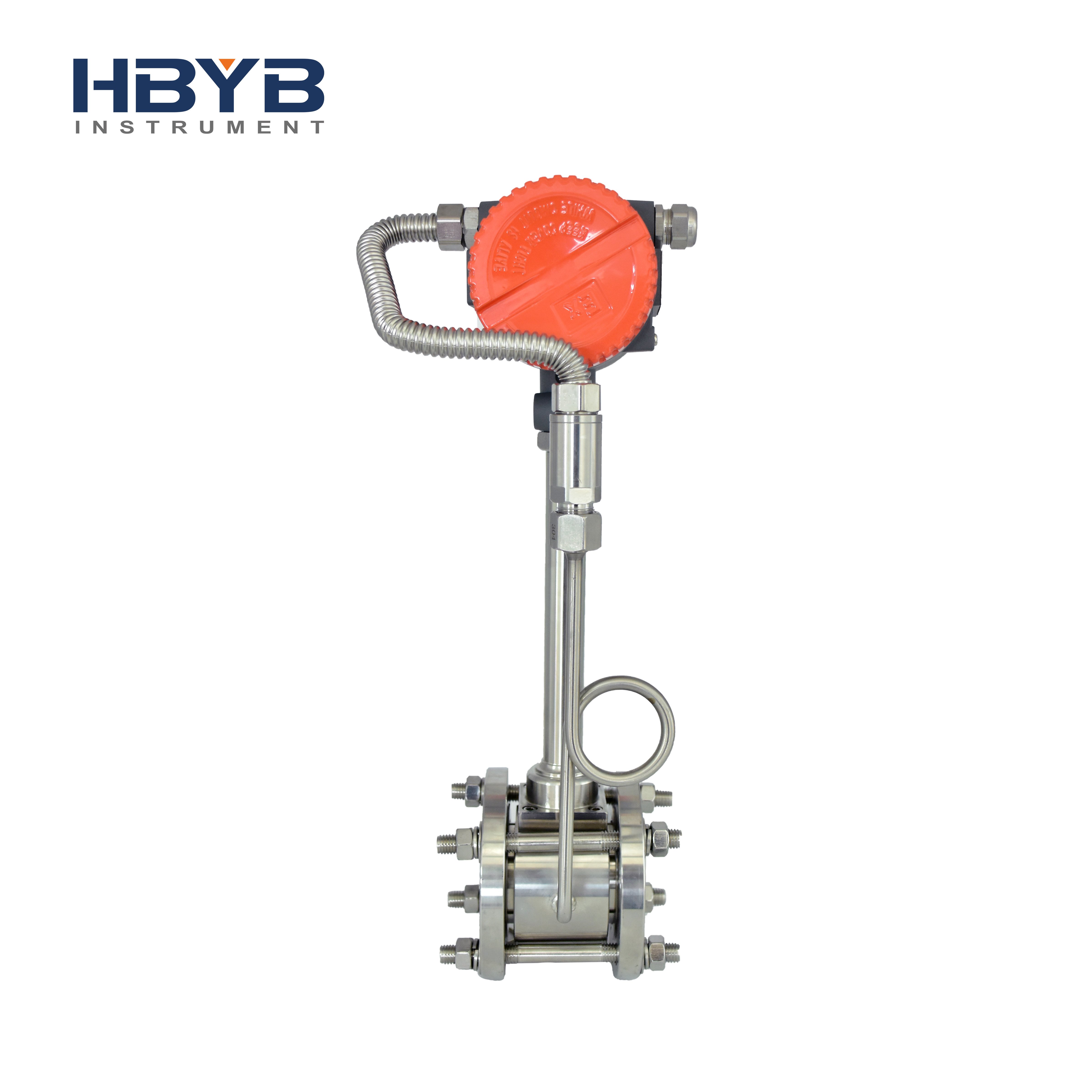 LPG Fuel Chlorine Natural Gas Flow Meter Air Compressor Steam Air Vortex Flowmeter Price Manufacturer