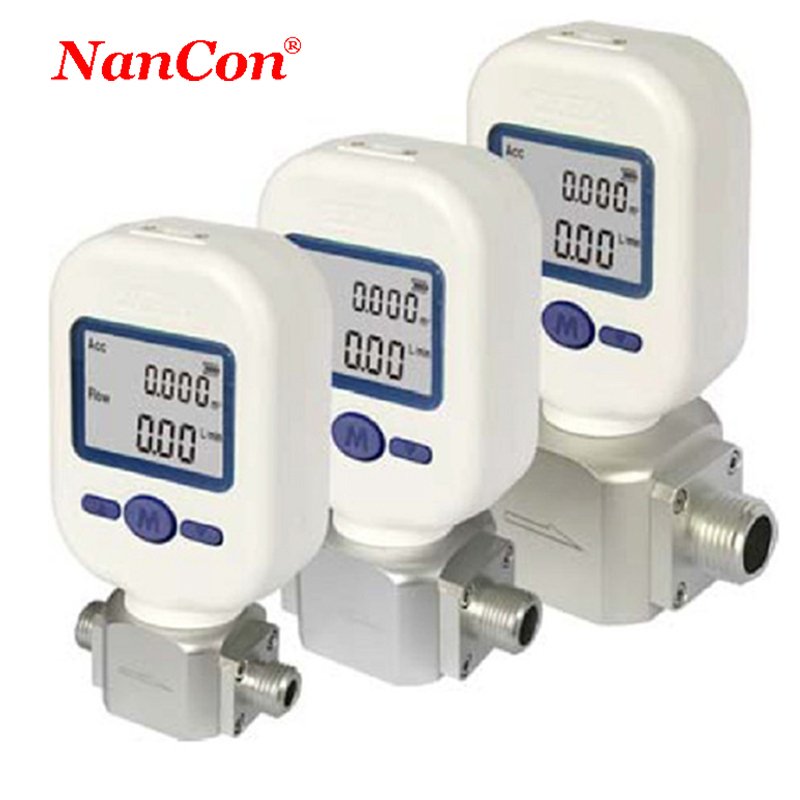 Air Mass Flow Meter Wireless Valve Control LoRa or Wifi Stand-Alone Version Software 0-20SLPM
