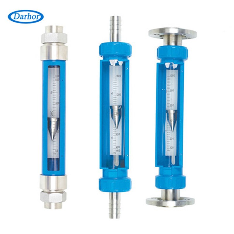 VASAFA 1.5%accuracy Glass Tube Rotameter Methanol Flow Meter Mechanical Water Chemical Rotameter for Acid