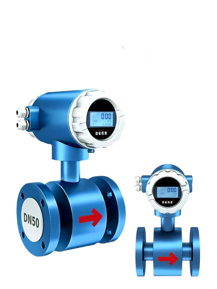 Factory Wholesale Price Digital 4-20mA Liquid Dn10-300 Sewage Flowmeter Pipeline Electromagnetic Intelligent Flowmeter