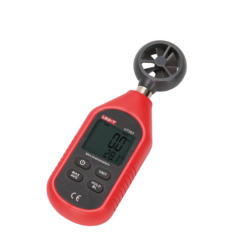 UNI-T UT363 BT Handheld Anemometer Digital Wind Speed Measurement Temperature Tester LCD Display Air Flow Speed Wind Meter