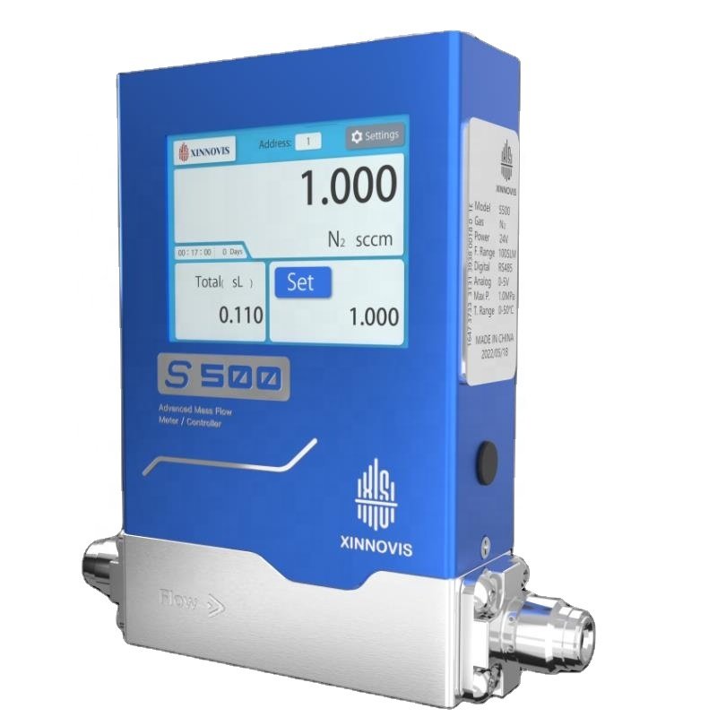 Xinnovis Factory MFC-S500 Stainless Steel Gas Mass Flow Controller High-Precision Gauges