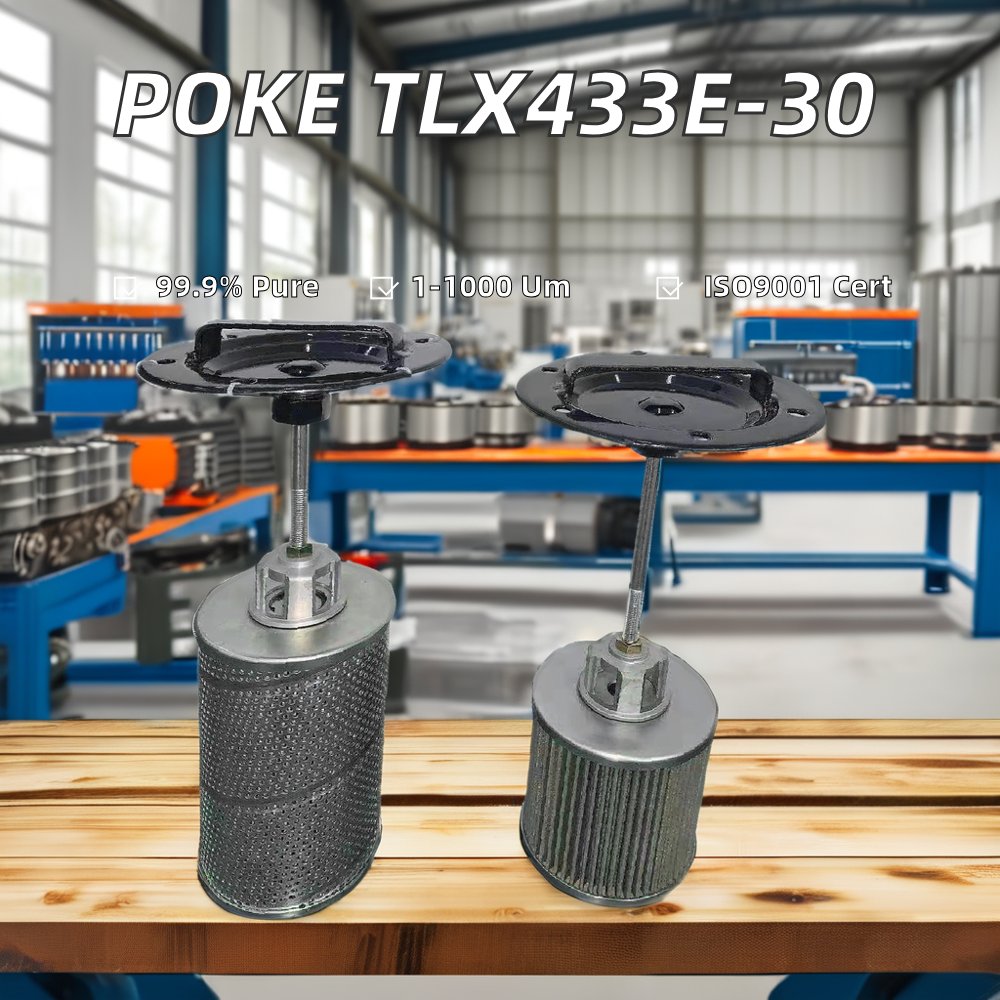 POKE New TLX433E-30 Hydraulic Oil Filter Air Separator for Industry With Cartridge Engine Pump Gearbox-Return Oil Filter