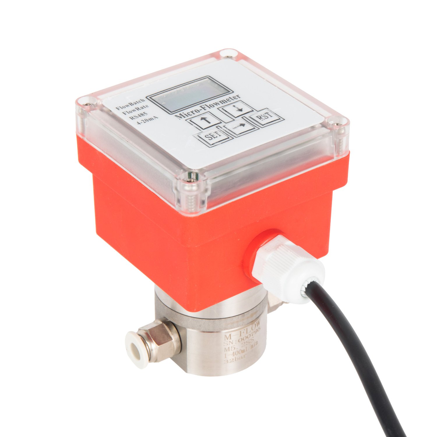 Shanghai Jishen Micro Flow Meter High Pressure Micro-count Oval Gear Flowmeters 316 SS 0.1-400 ML/min