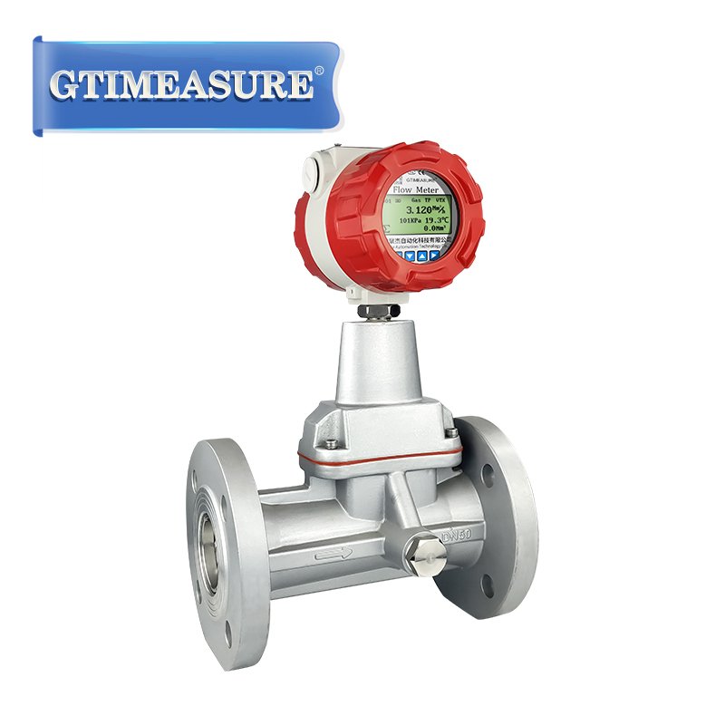 Oxygen Nitrogen Natural Gas Hydrogen Methane Flow Meter Air Flow Sensor Precession Vortex Flowmeter
