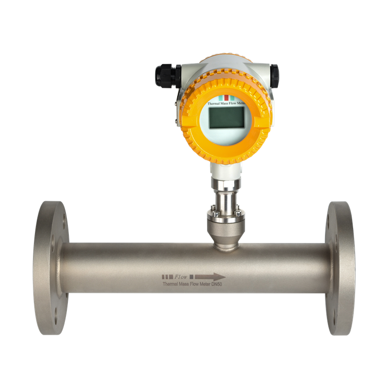 Thermal Gas Mass Flowmeter for air Natural Gas Hydrogen Oxygen Nitrogen Compressed Air Steamer RS485 4-20mA High Temperature
