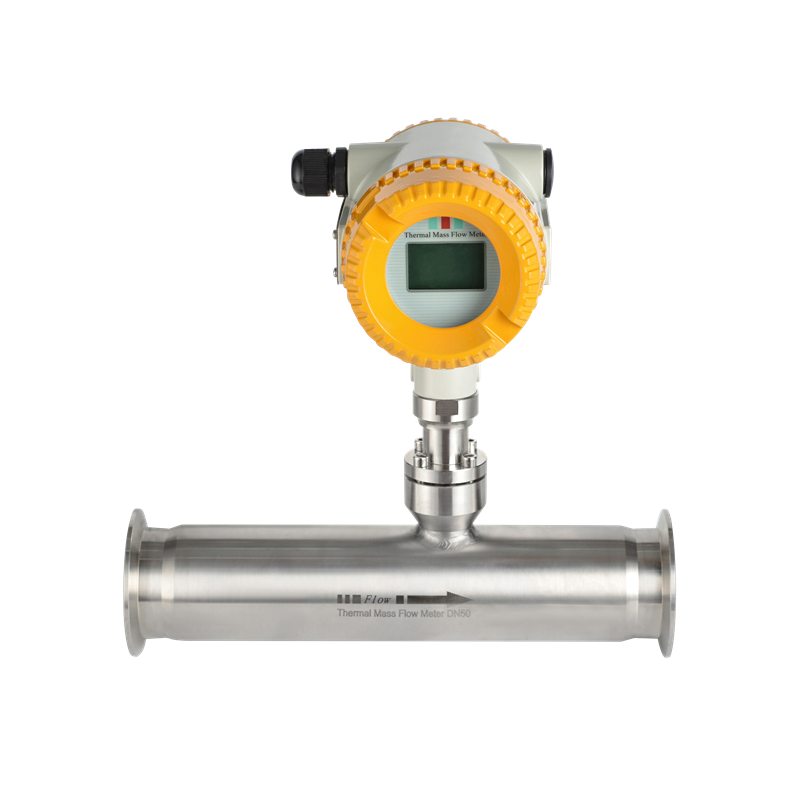 Thermal Gas Mass Flowmeter for air Natural Gas Hydrogen Oxygen Nitrogen Compressed Air Steamer RS485 4-20mA High Temperature