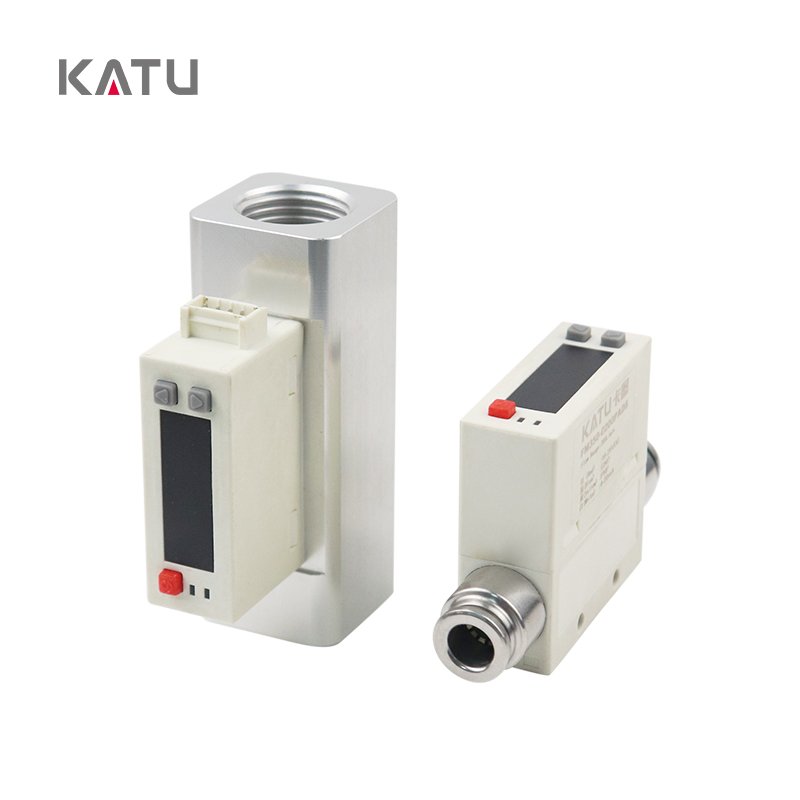 KATU FM350 Analog Output Flow Sensor Gas Flow Meter for Relatively Humid Gas Measurement