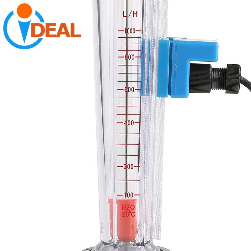 LZS Low Cost PVC Acrylic Plastic Variable Water Rotameter with Alarm Limit Switch