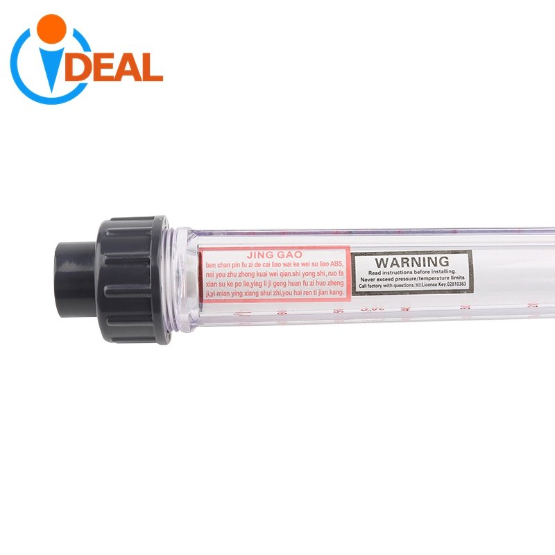 LZS Low Cost PVC Acrylic Plastic Variable Water Rotameter with Alarm Limit Switch