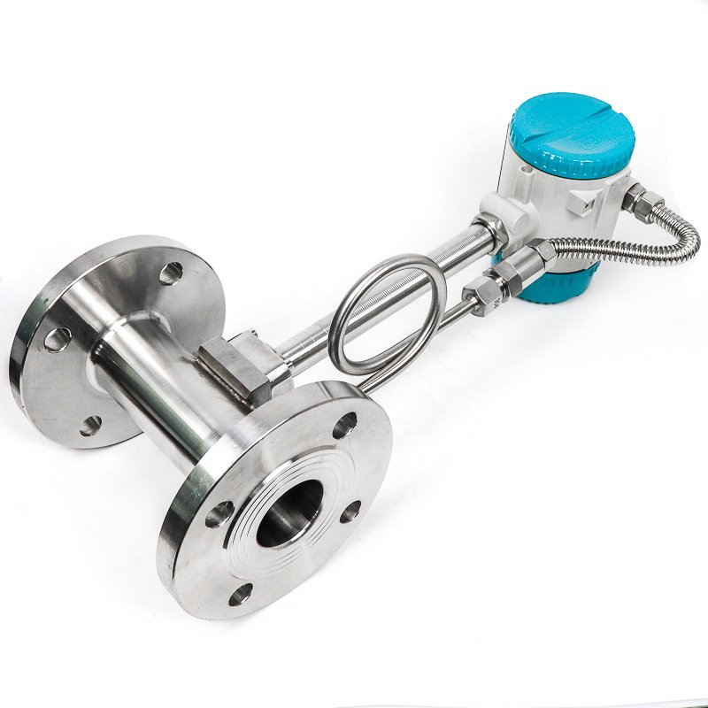 Air vortex Flow Meters DC 24V 0.2% Accuracy Temperature and Pressure Compensation Flow Meter for Boiler Steam