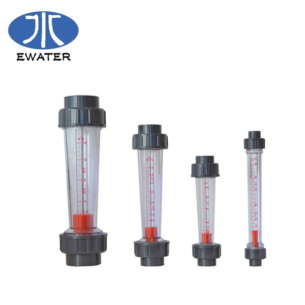 Durable Plastic LZS Rotameter Tube Float Flowmeter for Air Water Liquid