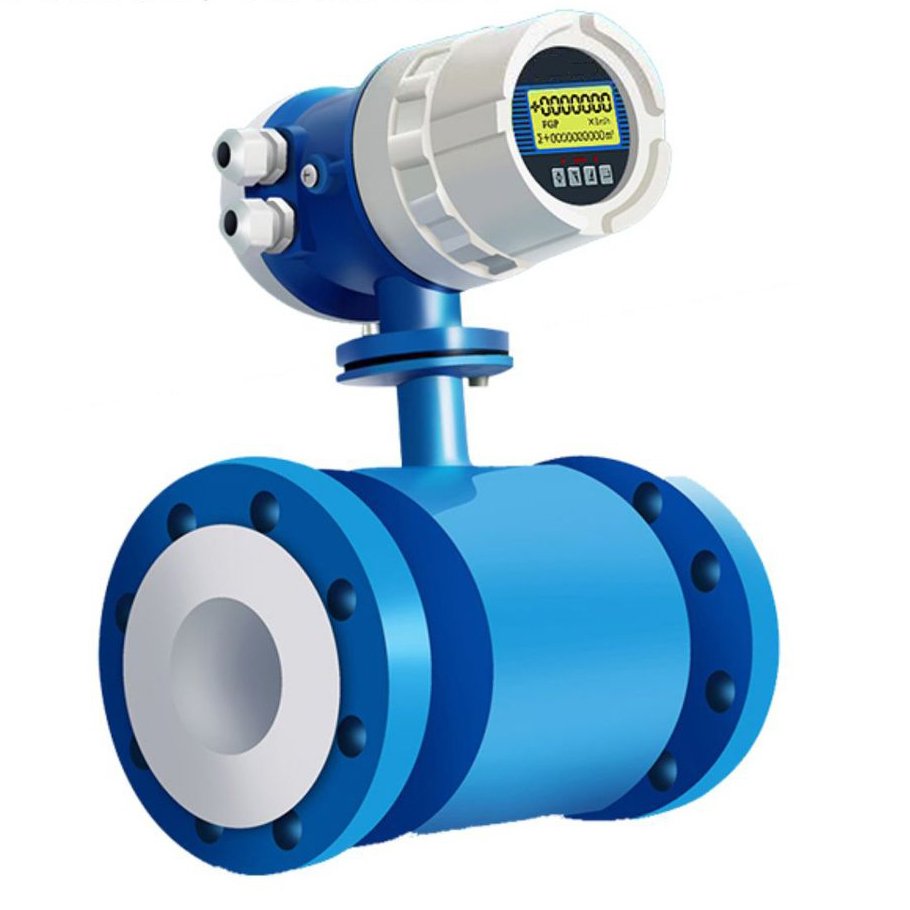 Industrial Precision Flow Metering Two Channel Insertion Type Digital Electromagnetic Flow Meter