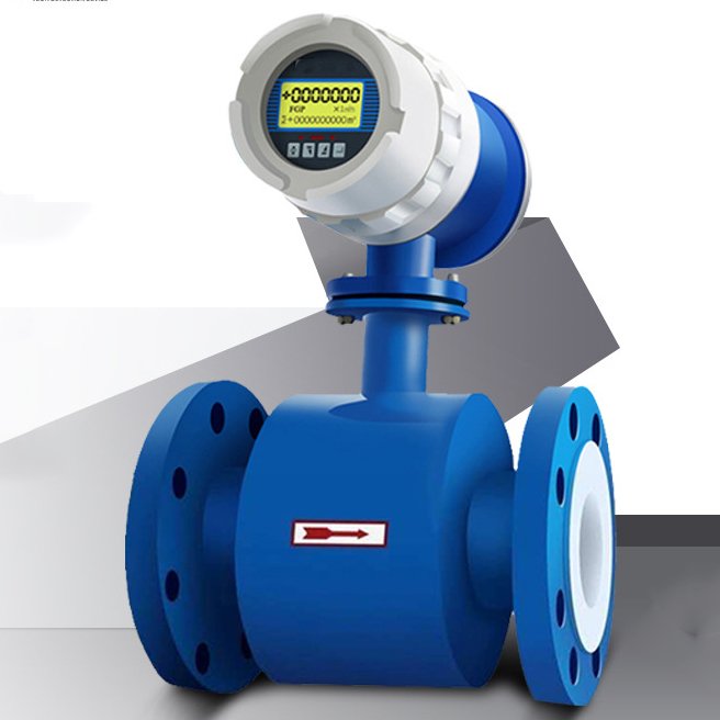 Industrial Precision Flow Metering Two Channel Insertion Type Digital Electromagnetic Flow Meter