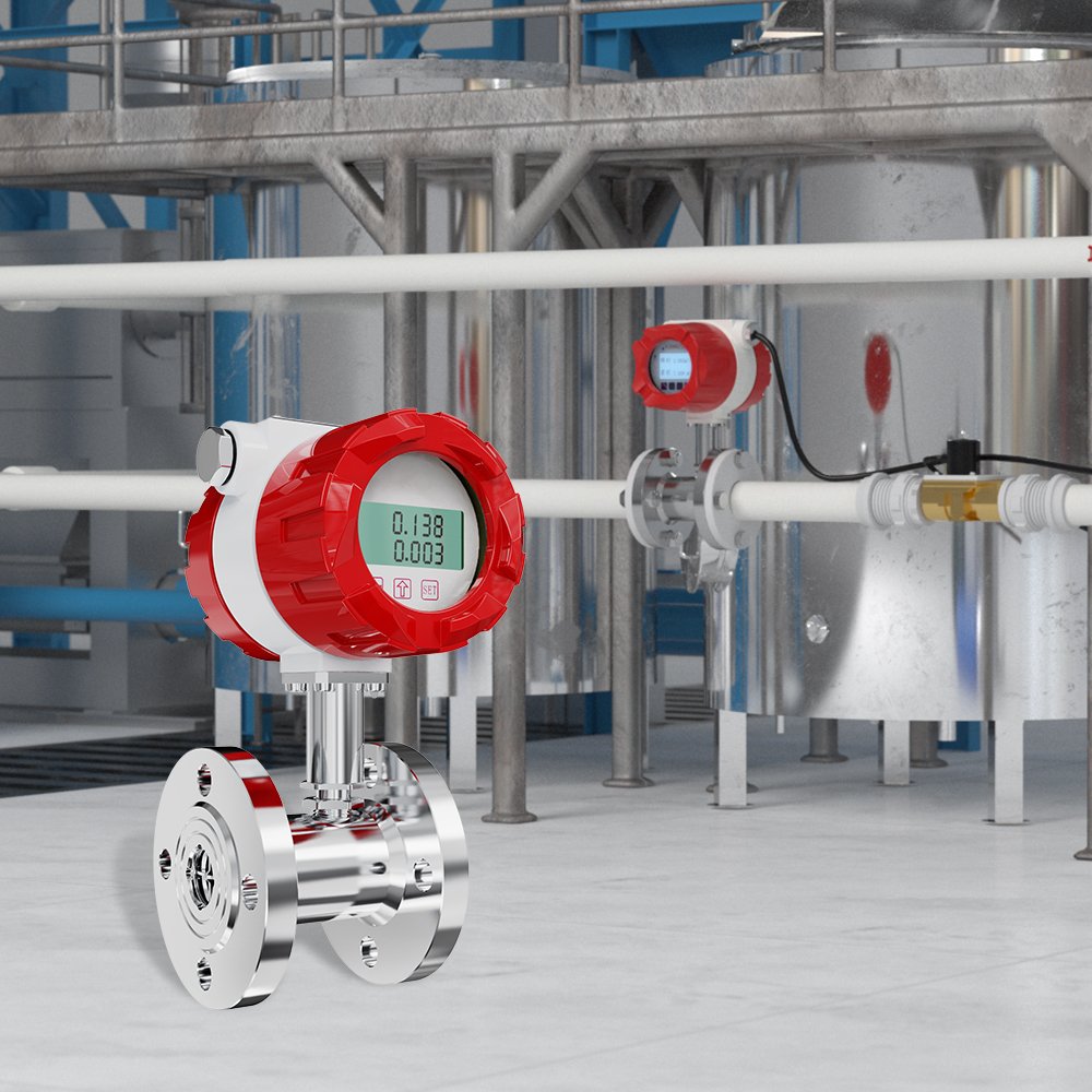 Manufacturer High Precision Liquid Turbine Flow Meter Sensor Pulse Our Oil Flowmeter For Diesel Fuel
