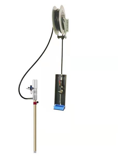 Air Operated Oil Pump High Precision Pneumatic Preset Oil Flow Meter Automatic Dispensing Gun Oil Filling Cart