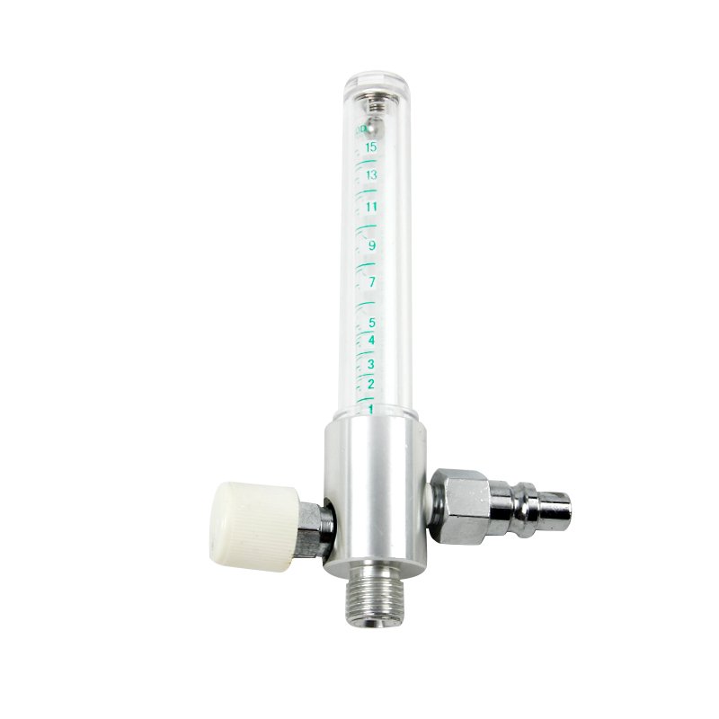 Medical Oxygen Flowmeter with Humidifier Hersill Din Wall Mounted Oxygen Flowmeter with Humidifier Oxygen Flowmeter Wall