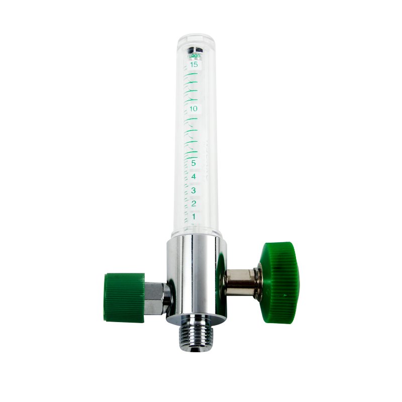 Medical Oxygen Flowmeter with Humidifier Hersill Din Wall Mounted Oxygen Flowmeter with Humidifier Oxygen Flowmeter Wall
