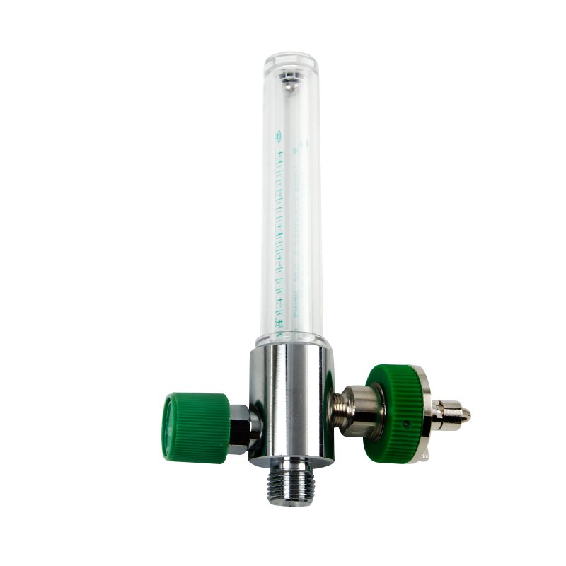 Medical Oxygen Flowmeter with Humidifier Hersill Din Wall Mounted Oxygen Flowmeter with Humidifier Oxygen Flowmeter Wall