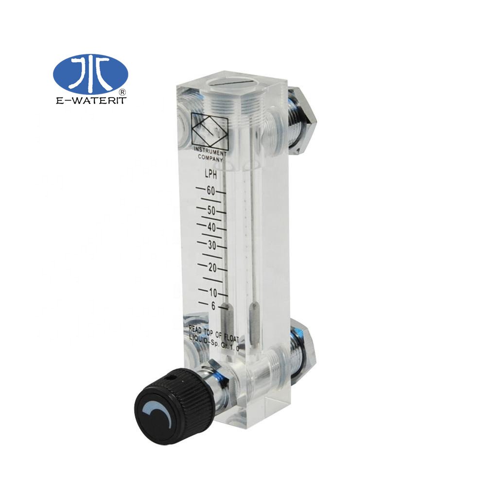 240 LPM Panel air Flow Meter Gas Flowmeter With Adjustable Valve air Rotameter