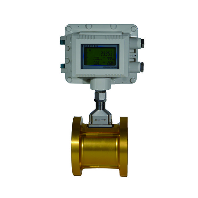 Turndown Gas Flow Meter Natural Gas Turbine Gas Flowmeter