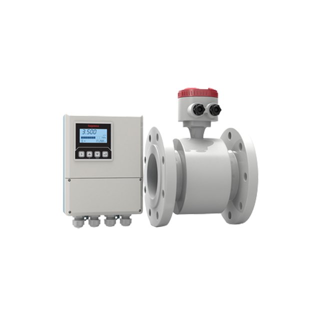 High Accuracy 220VAC or 24VDC Flowmeter or Battery Powered Liquid Flow Sensor Electromagnetic Flow Meter