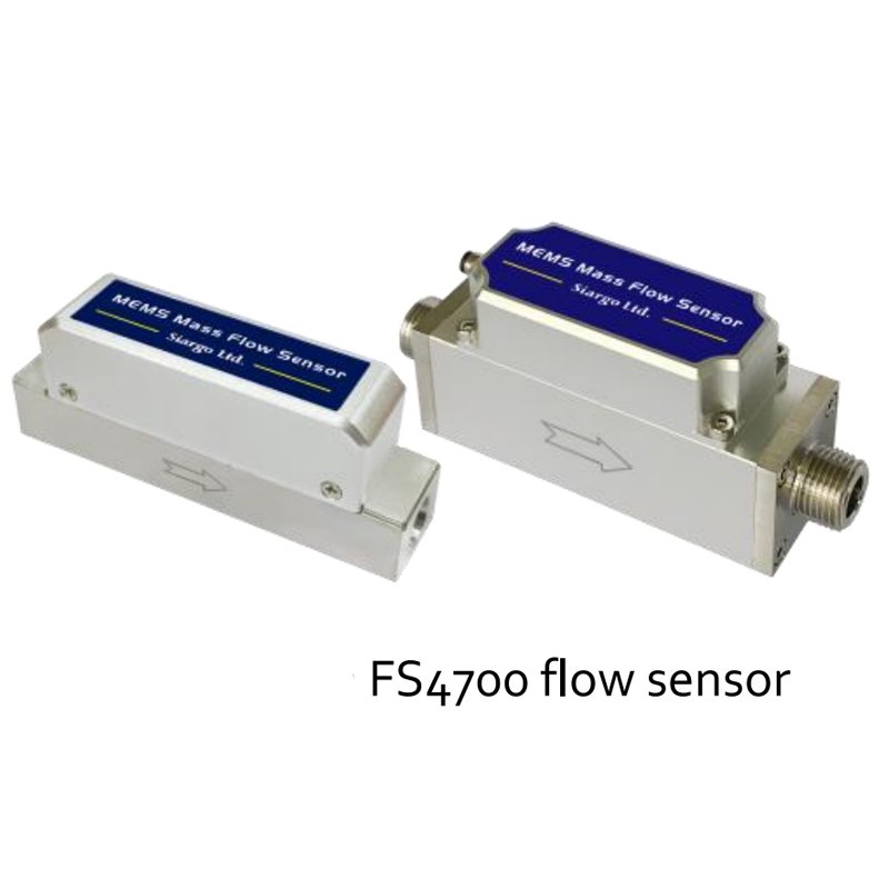 Mass Flow Meters With Calorimetric Sensing Without Display