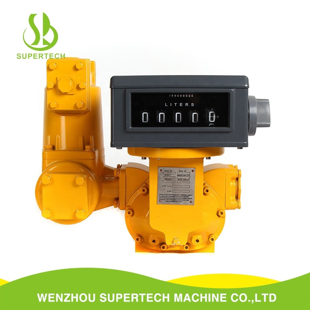 Positive Displacement Mechanical Counter Flow Meter LITER GALLONS
