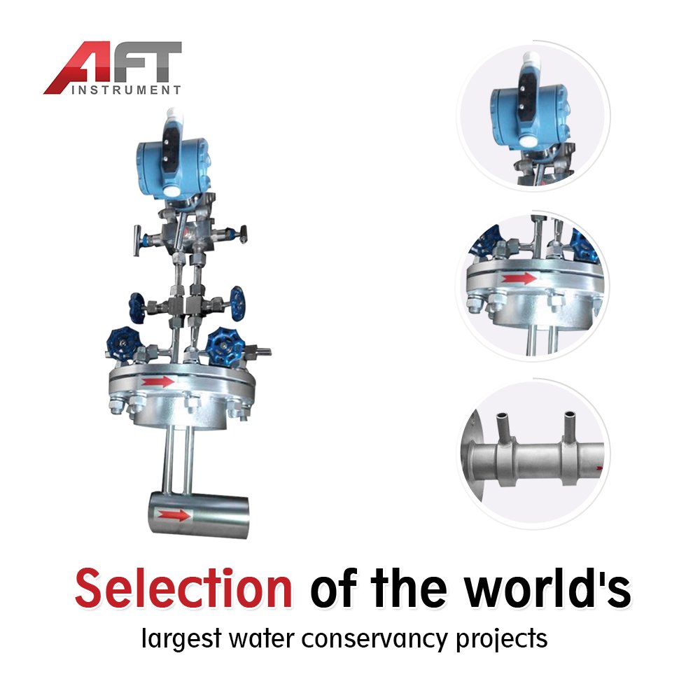High Accuracy Air Natural Gas Coal Gas Water Fluid Measurement Classic Venturi Differential Pressure Flow Meter
