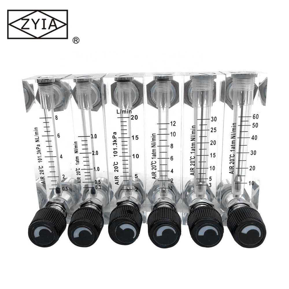 LZM-6T Panel Mounted Floating Medical air Flow Meter / Liquid Control SS Flow Meter,water Meter Flow Meter