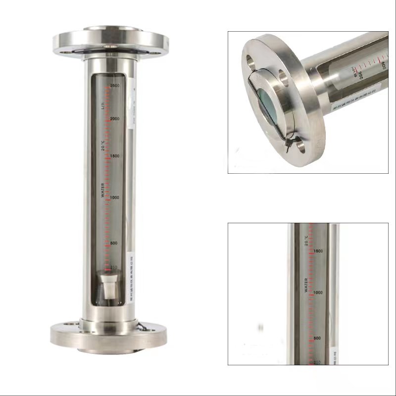Factory VA Type 25 Clamp Threaded Flange Stainless Steel Float Liquid Air Water Glass Rotor Flow Meter