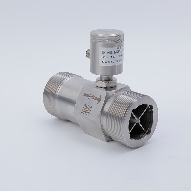 JuGuan Flowmeter Water Turbine Flow Meter Sensor with Pulse Signal Thread Connection Flowmeter