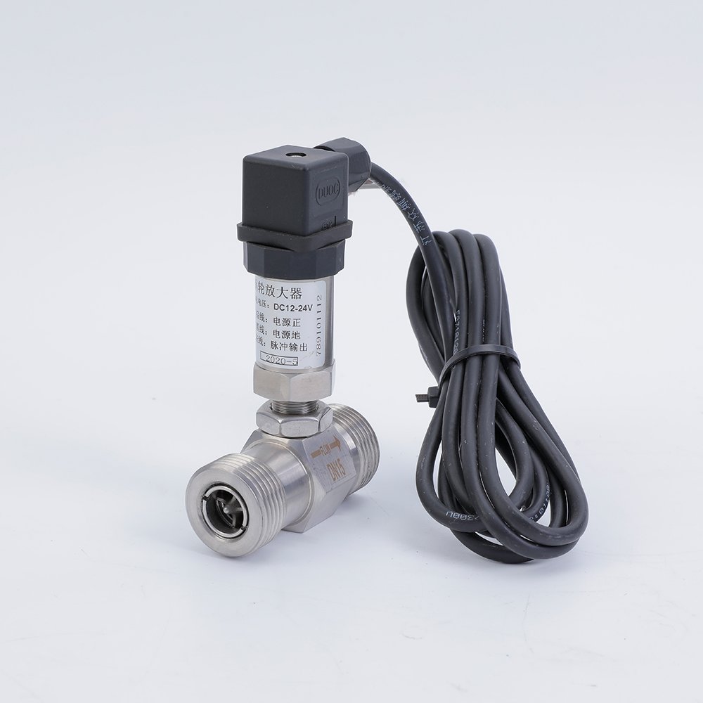 JuGuan Flowmeter Water Turbine Flow Meter Sensor with Pulse Signal Thread Connection Flowmeter