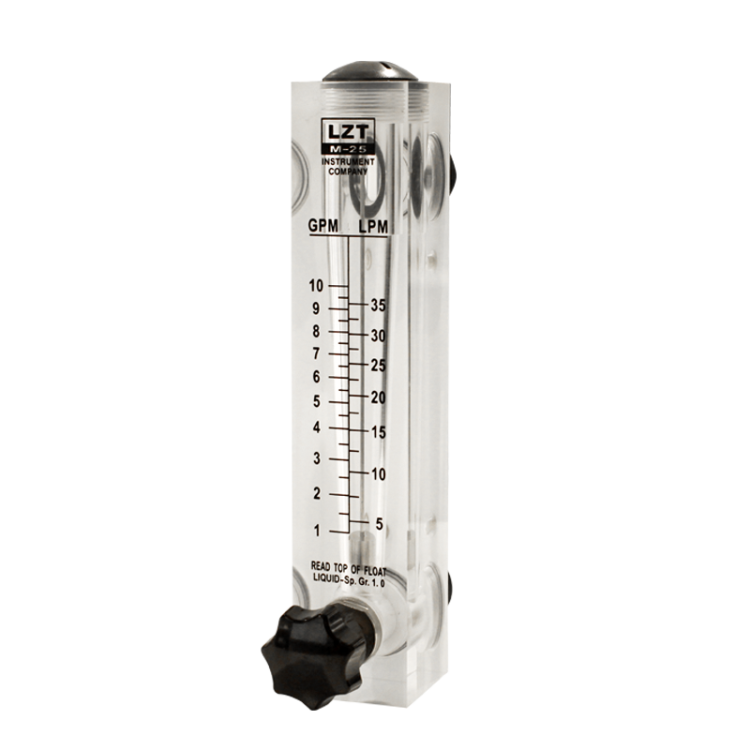 240 LPM Panel air Flow Meter Gas Flowmeter with Adjustable Valve air Rotameter