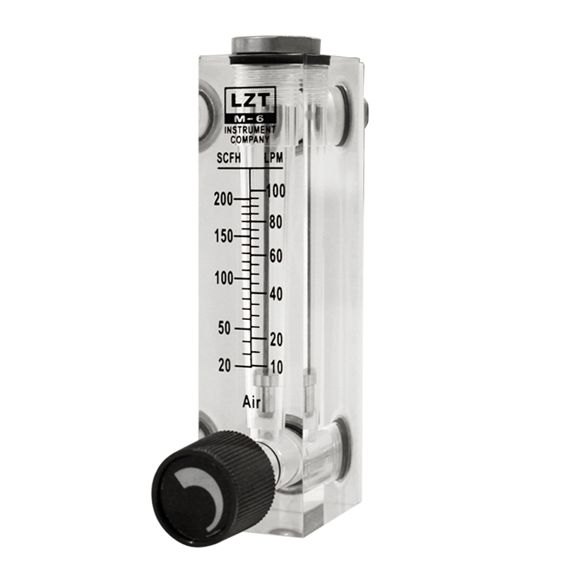 240 LPM Panel air Flow Meter Gas Flowmeter with Adjustable Valve air Rotameter