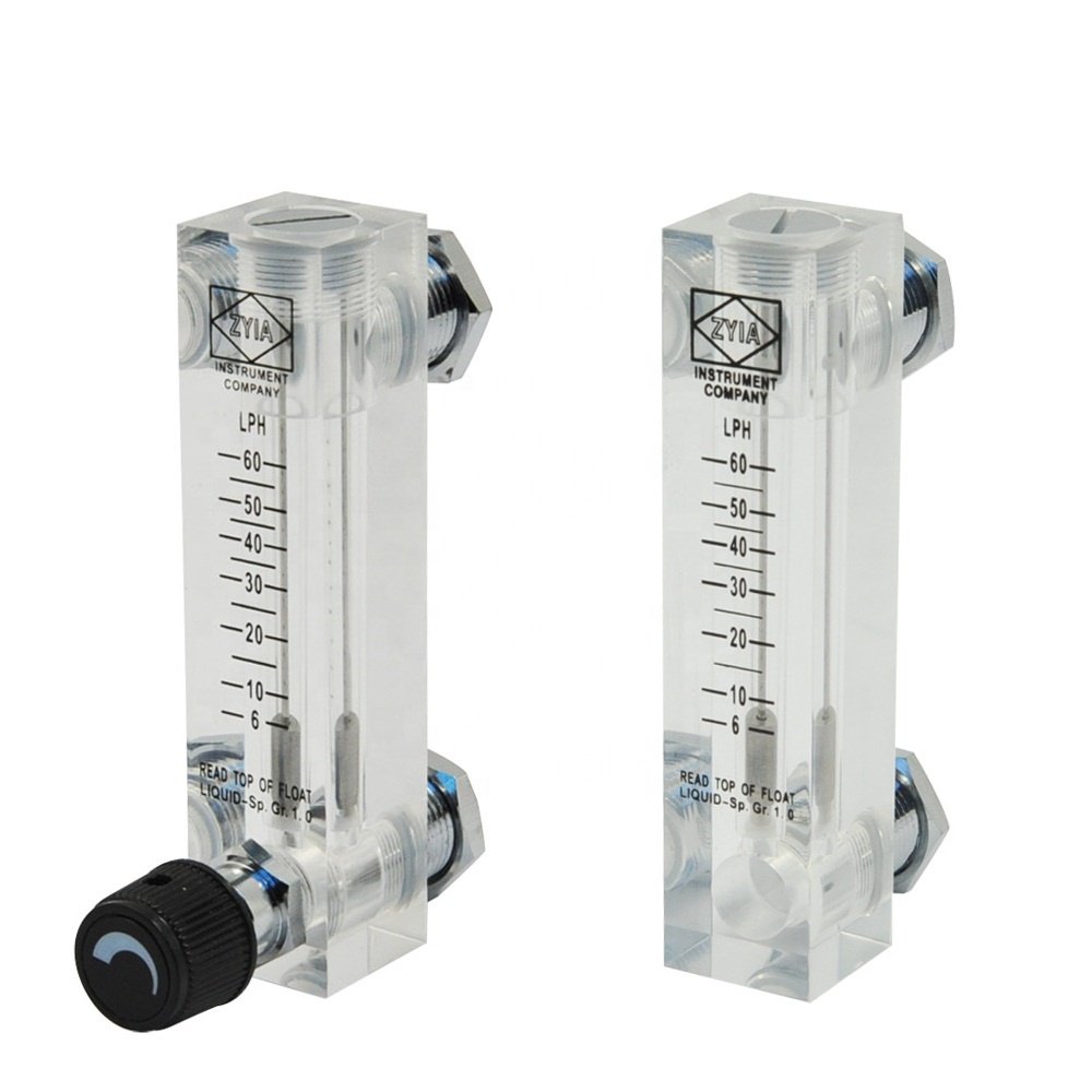 LZM-4T Low Price Acrylic Panel Mounted Gas Flow Meter Regulator Oxygen Rotameter